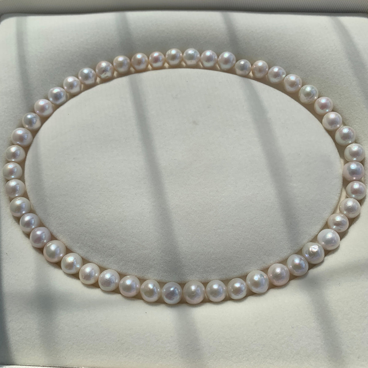 2A 1pc 9-10mm White Round Pearl