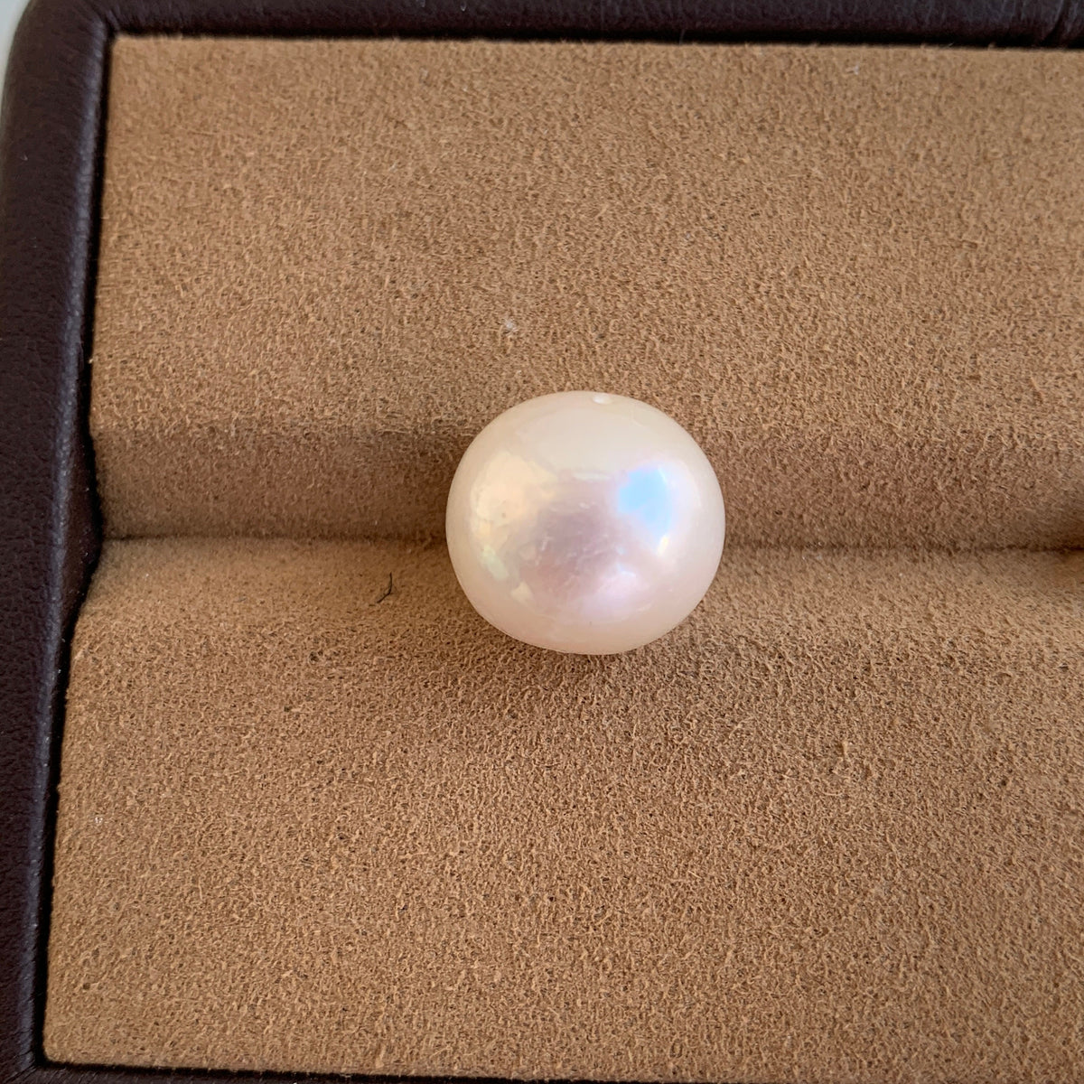 3A 1pc 12-13mm White Round Pearl