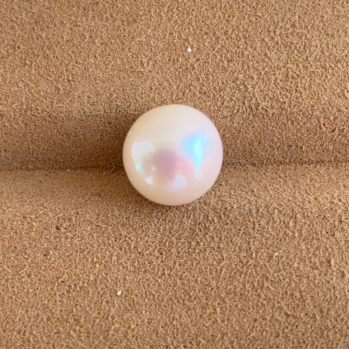 2A 1pc 9-10mm White Round Pearl