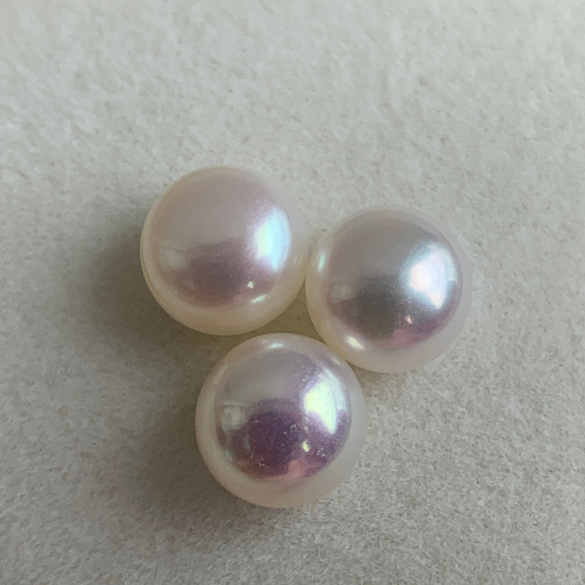 4A 1pc 6-7mm White Button Pearl