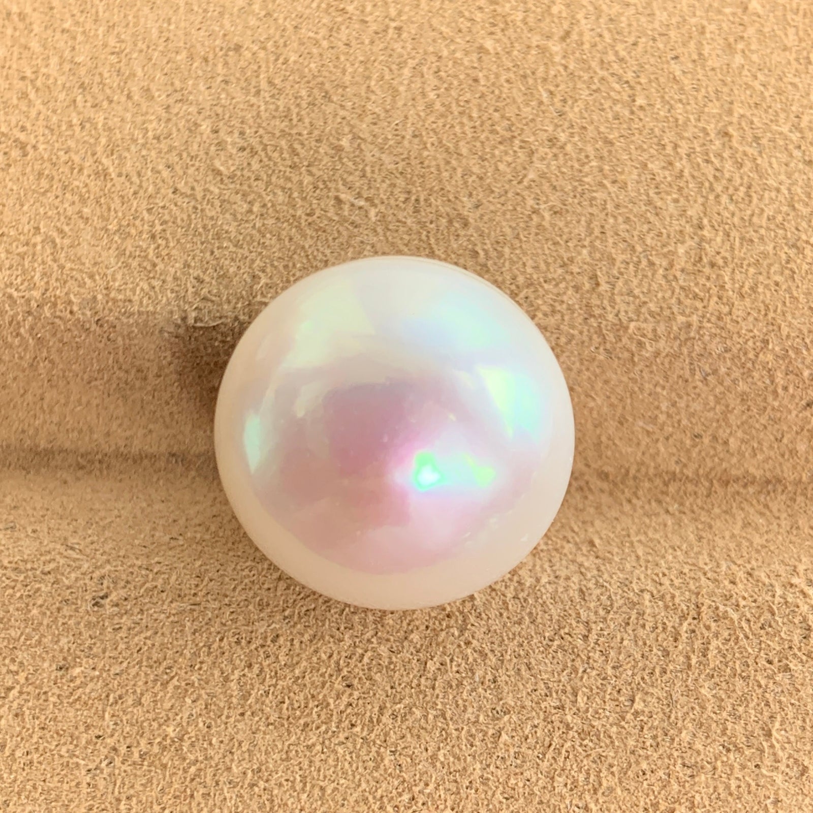 4A 1pc 14-15mm White Round Pearl