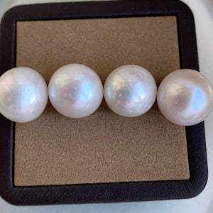 4A 1pc 14-15mm White Round Pearl