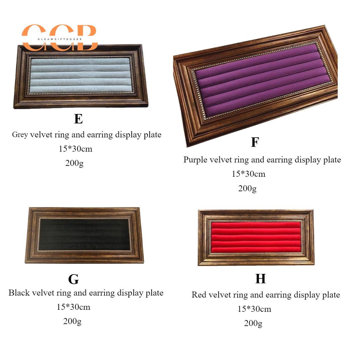 Wooden Vintage Jewelry Display Stand for Rings Earrings Wholesale