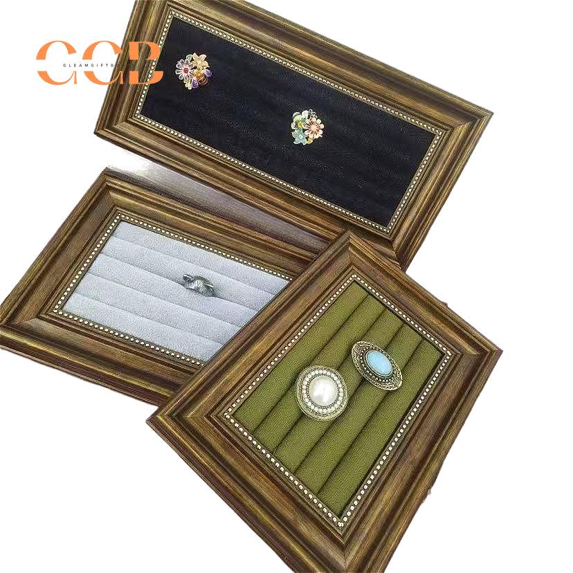 Wooden Vintage Jewelry Display Stand for Rings Earrings Wholesale