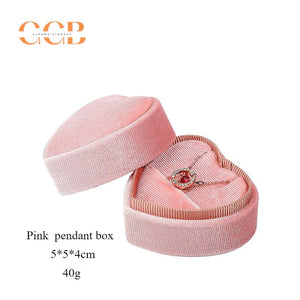 Velvet Heart Ring Box