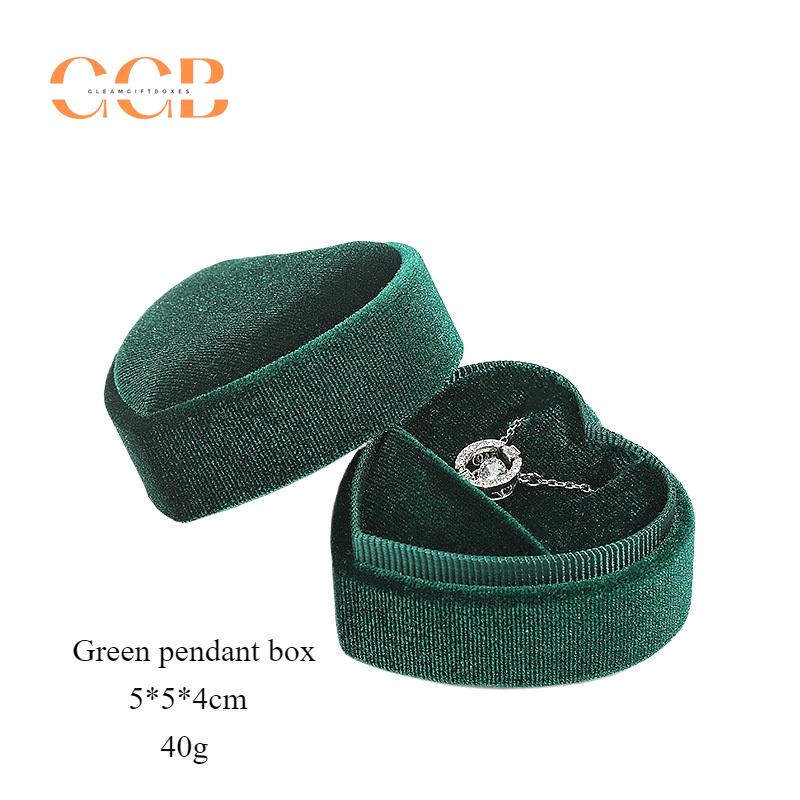 Velvet Heart Ring Box