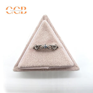 Variety Color Triangle Velvet Ring Box