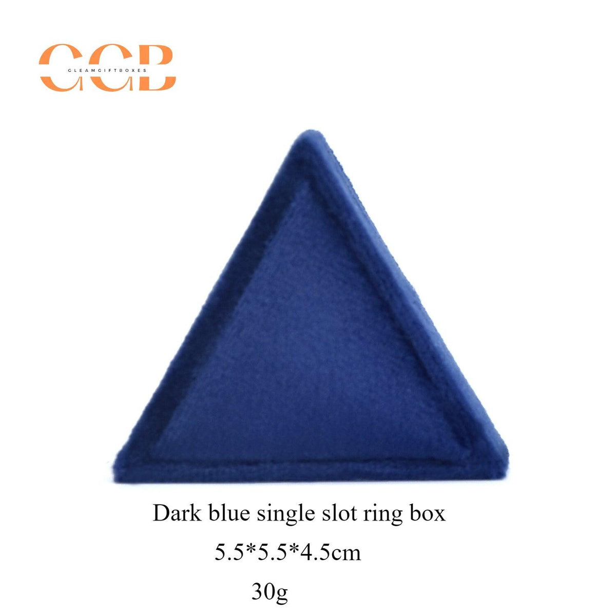 Variety Color Triangle Velvet Ring Box