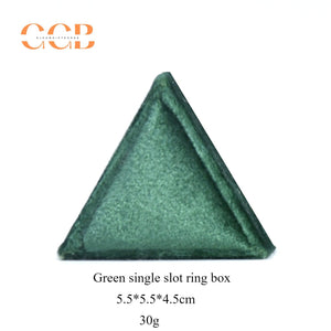 Variety Color Triangle Velvet Ring Box