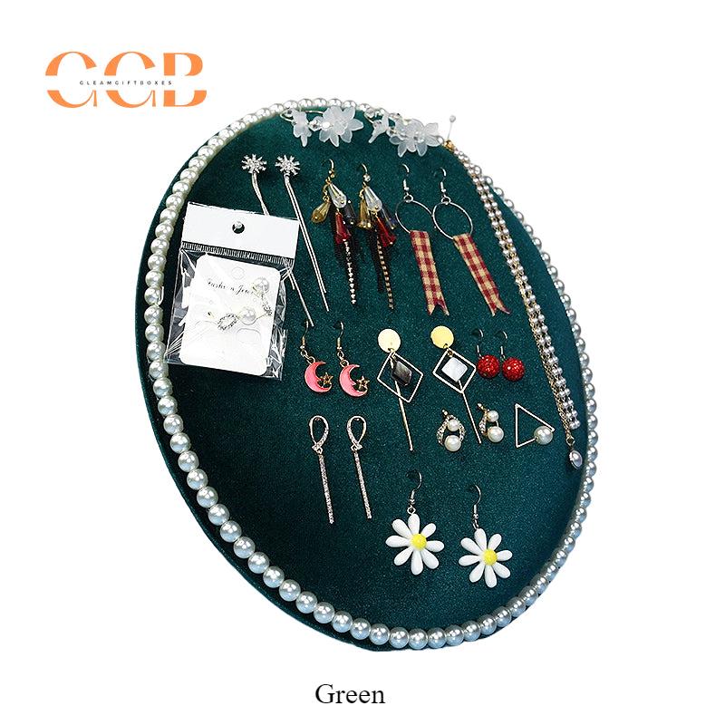 Vintage Oval Jewelry Display Stand for Necklaces Earrings Wholesale