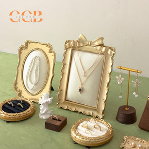 Vintage Gold Jewelry Display Stand for Store Photography Wholesale