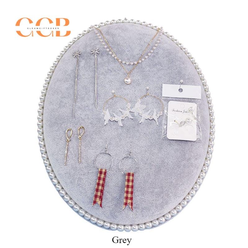 Vintage Oval Jewelry Display Stand for Necklaces Earrings Wholesale