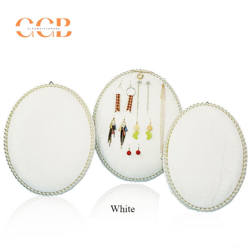 Vintage Oval Jewelry Display Stand for Necklaces Earrings Wholesale