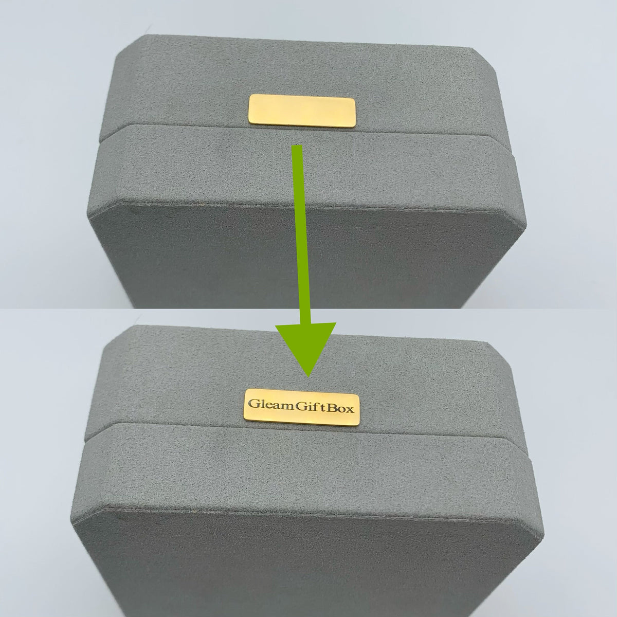 10 Pcs Customized Engraved Jewelry Box Tag