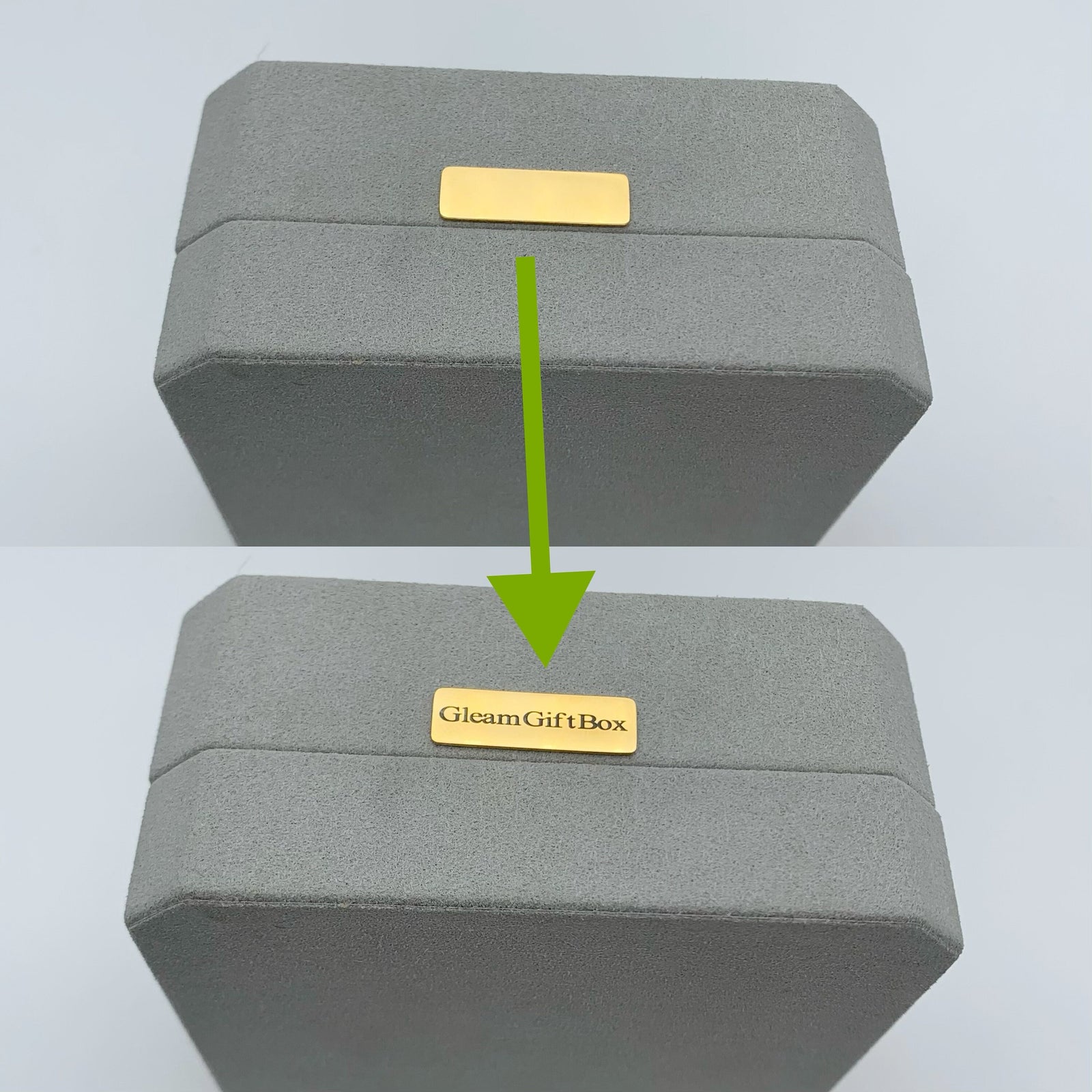 10 Pcs Customized Engraved Jewelry Box Tag