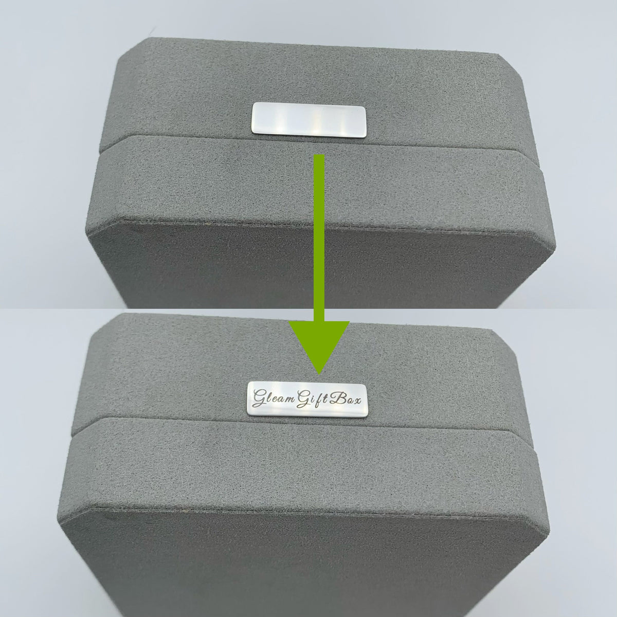 10 Pcs Customized Engraved Jewelry Box Tag