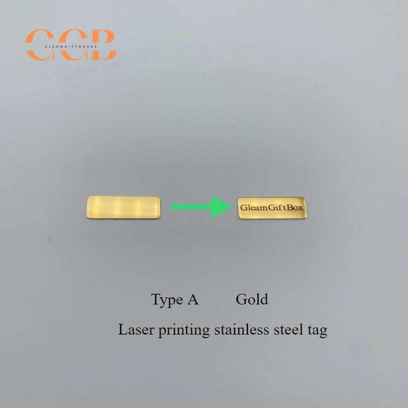 10 Pcs Customized Engraved Jewelry Box Tag