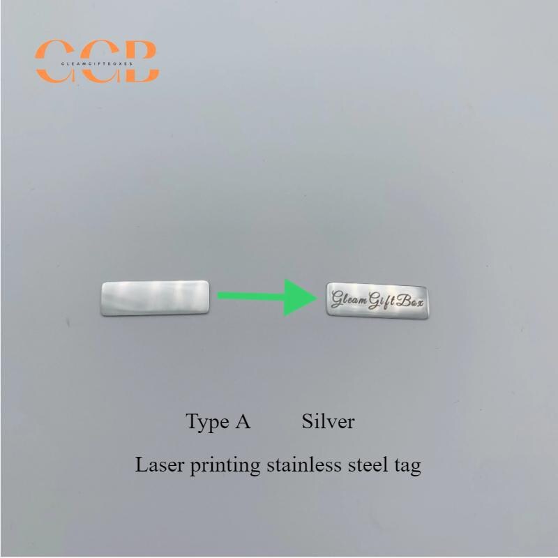 10 Pcs Customized Engraved Jewelry Box Tag