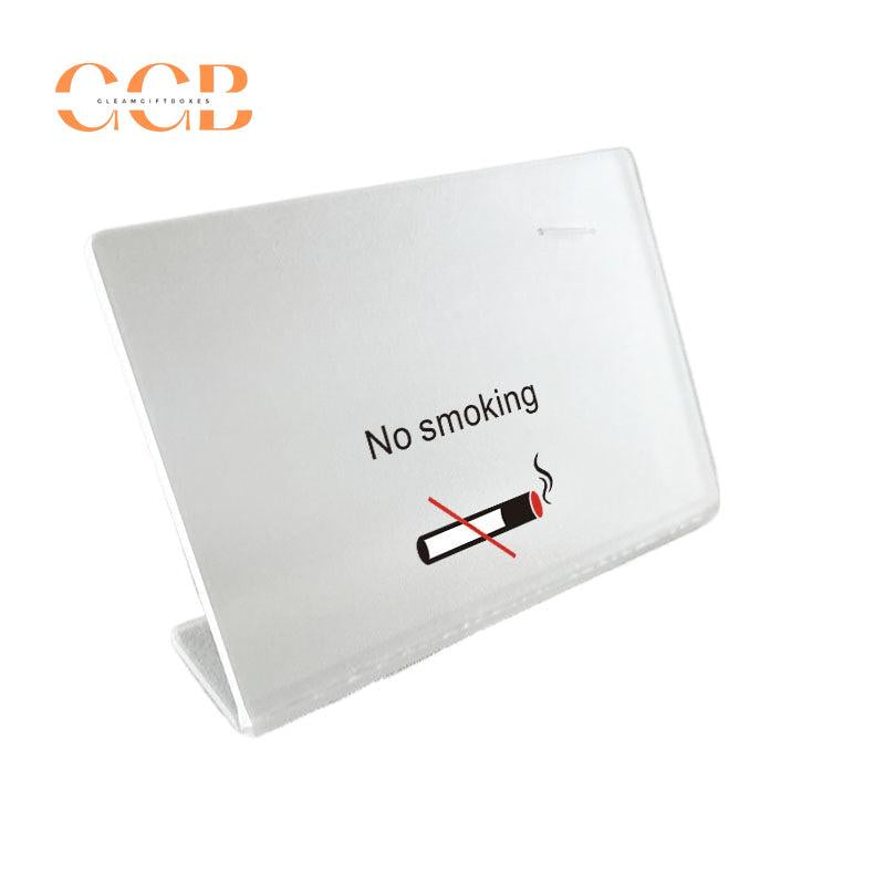 Custom Acrylic Jewelry Display Sign with Wood Stand Wholesale