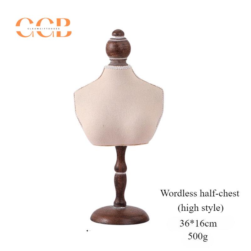 Wooden Necklace Display Stand for Jewelry Stores and Popup Shops