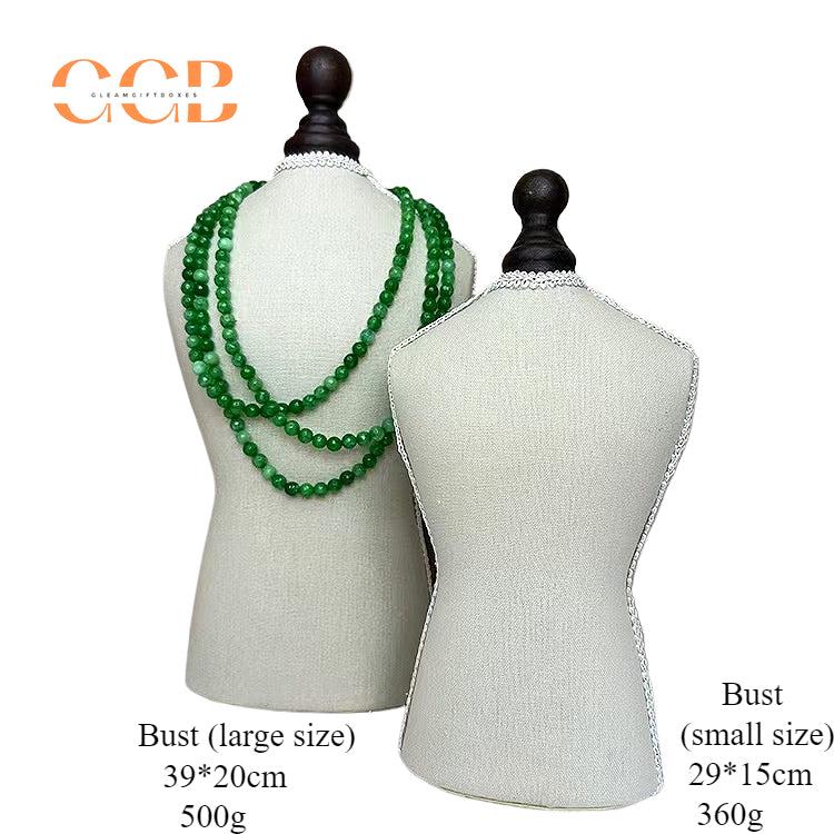 Wooden Necklace Display Stand for Jewelry Stores and Popup Shops