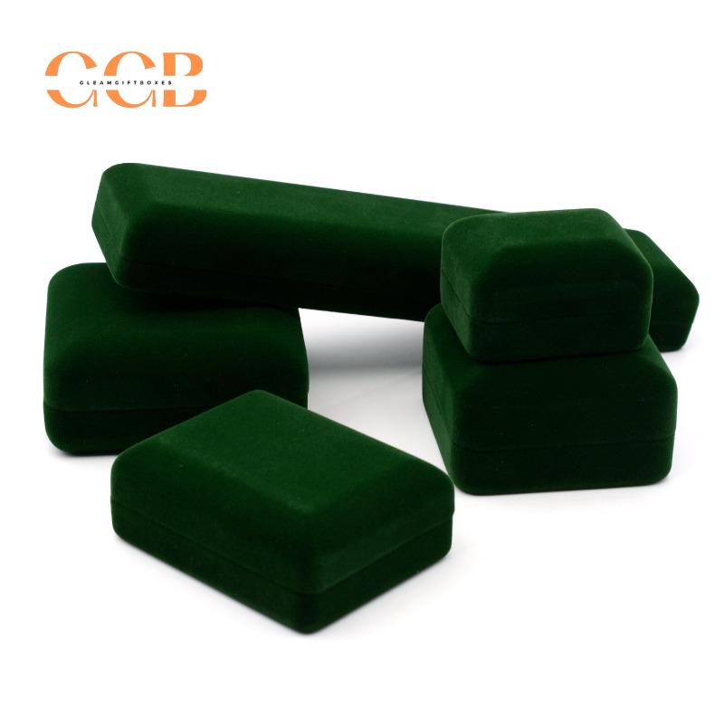 Green Velvet Jewelry Box