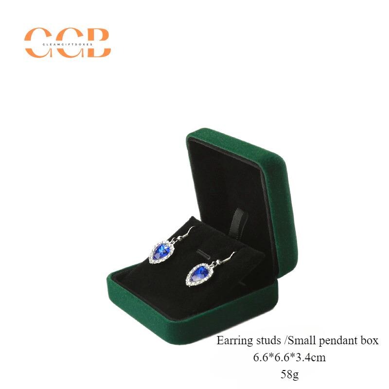 Green Velvet Jewelry Box