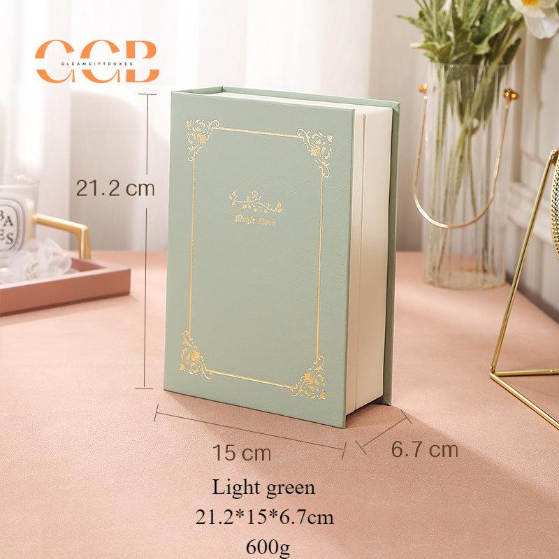 Storybook pu leather book jewelry box