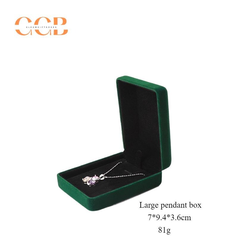 Green Velvet Jewelry Box