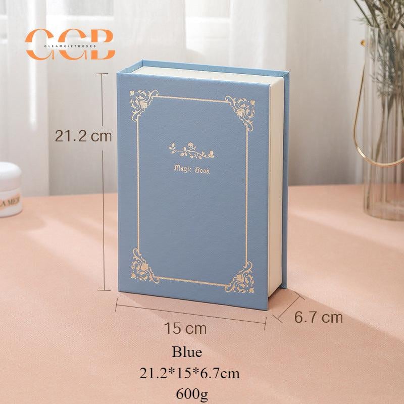 Storybook pu leather book jewelry box