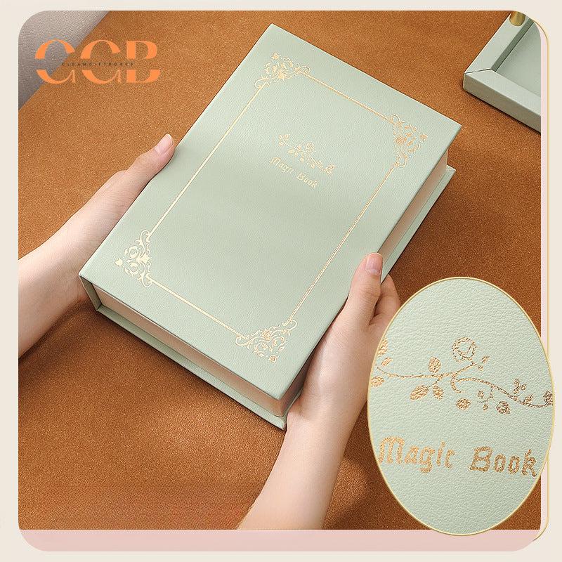 Storybook pu leather book jewelry box