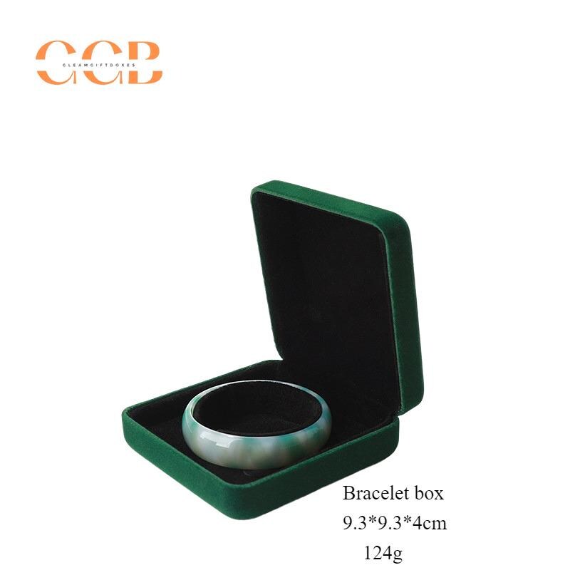 Green Velvet Jewelry Box