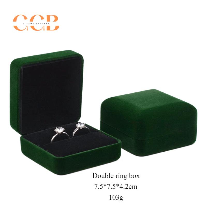 Green Velvet Jewelry Box