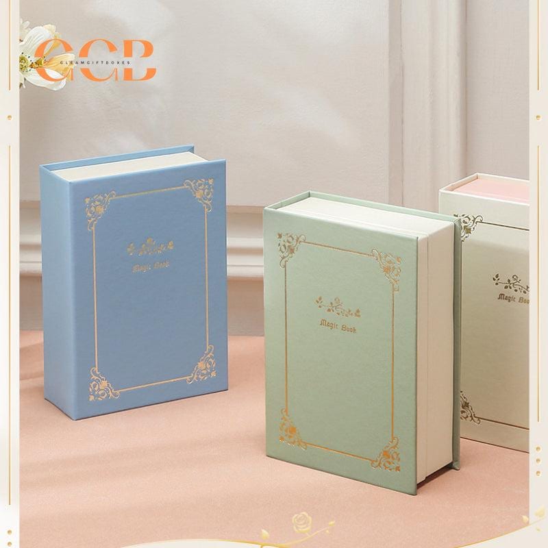 Storybook pu leather book jewelry box