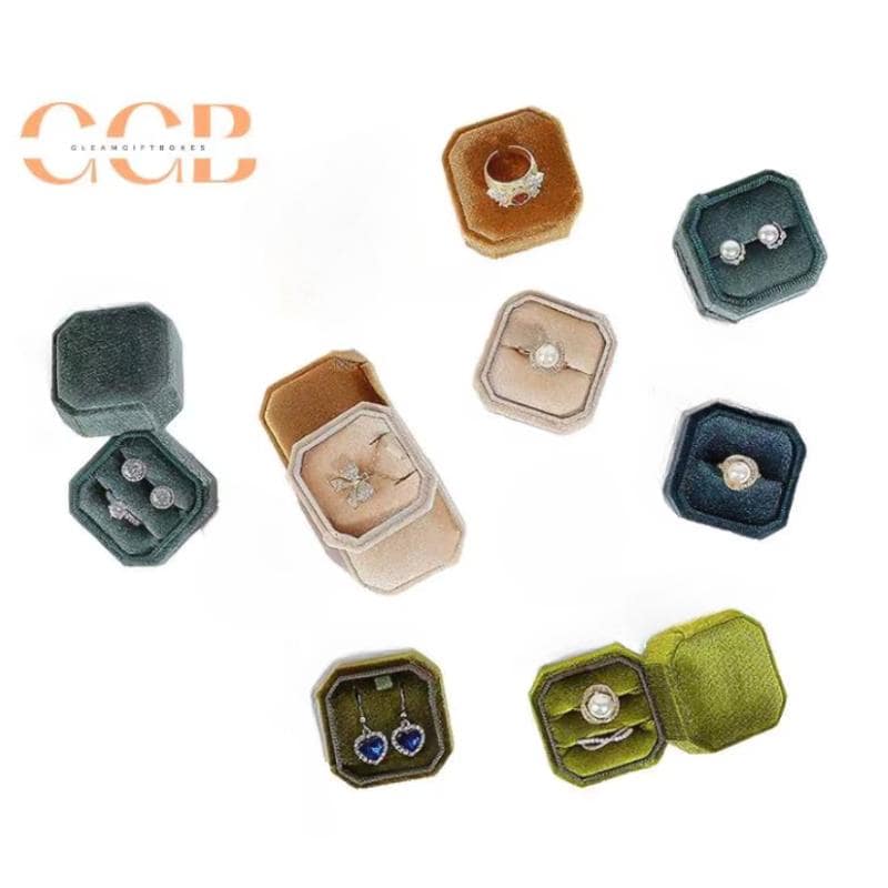 Velvet Ring Square Jewelry box
