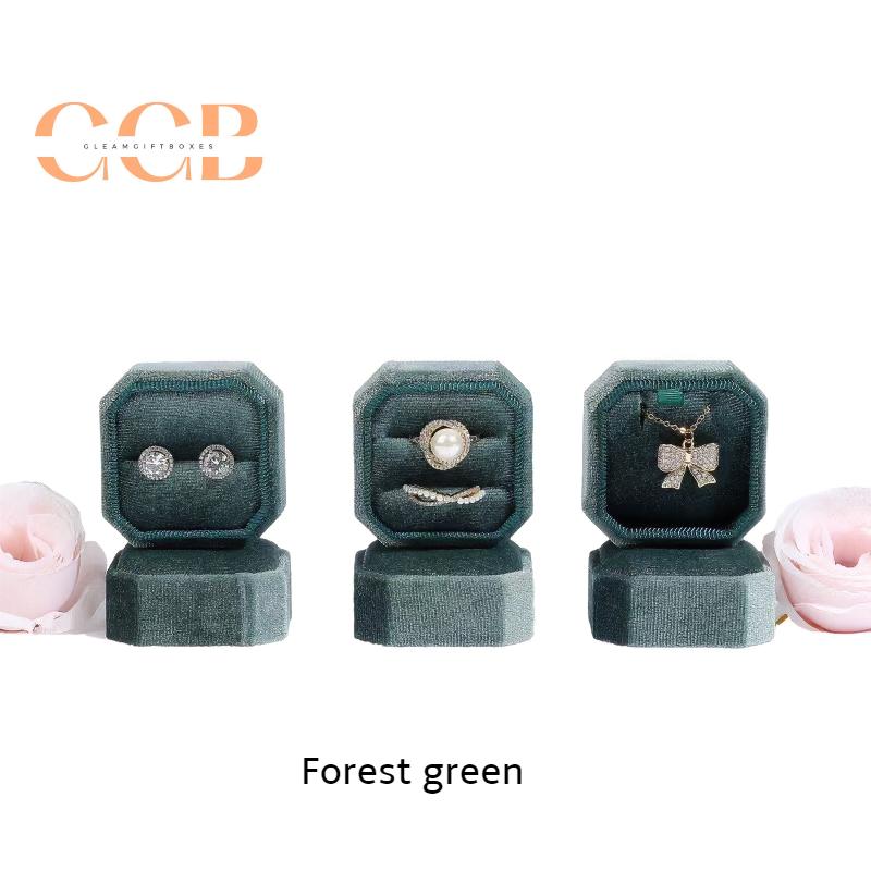 Velvet Ring Square Jewelry box