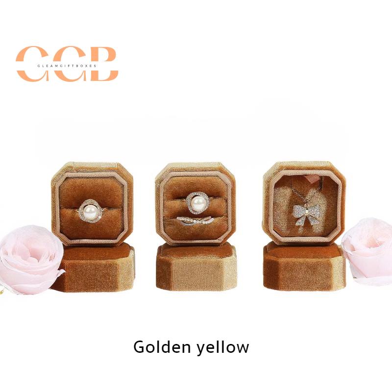 Velvet Ring Square Jewelry box