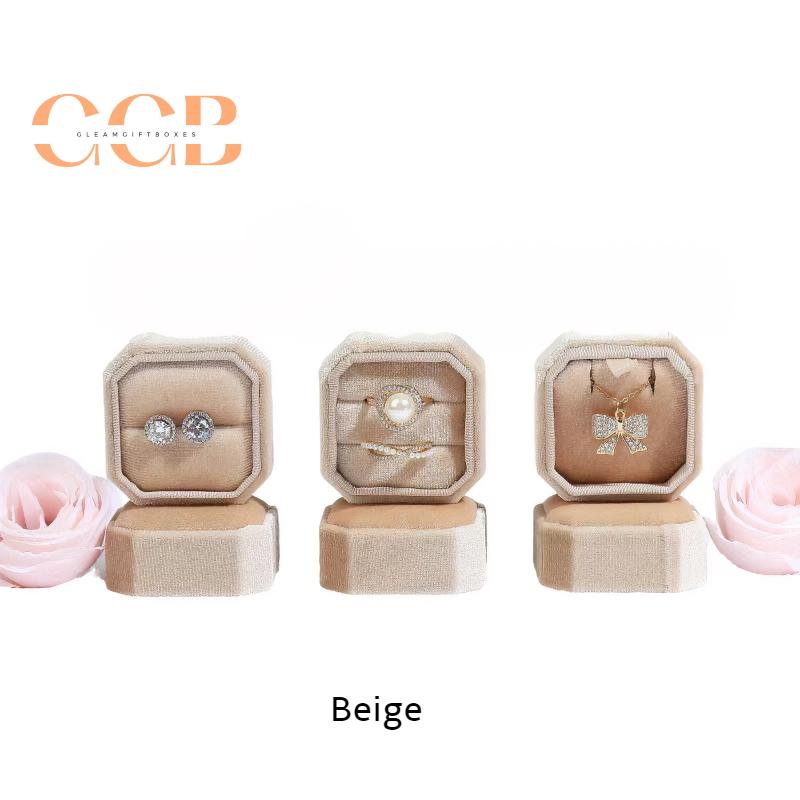 Velvet Ring Square Jewelry box