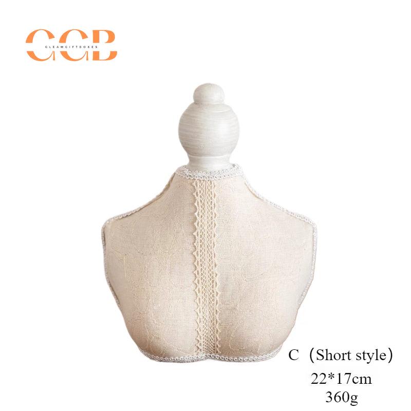 Vintage Necklace Display Stand for Jewelry Retail Photography