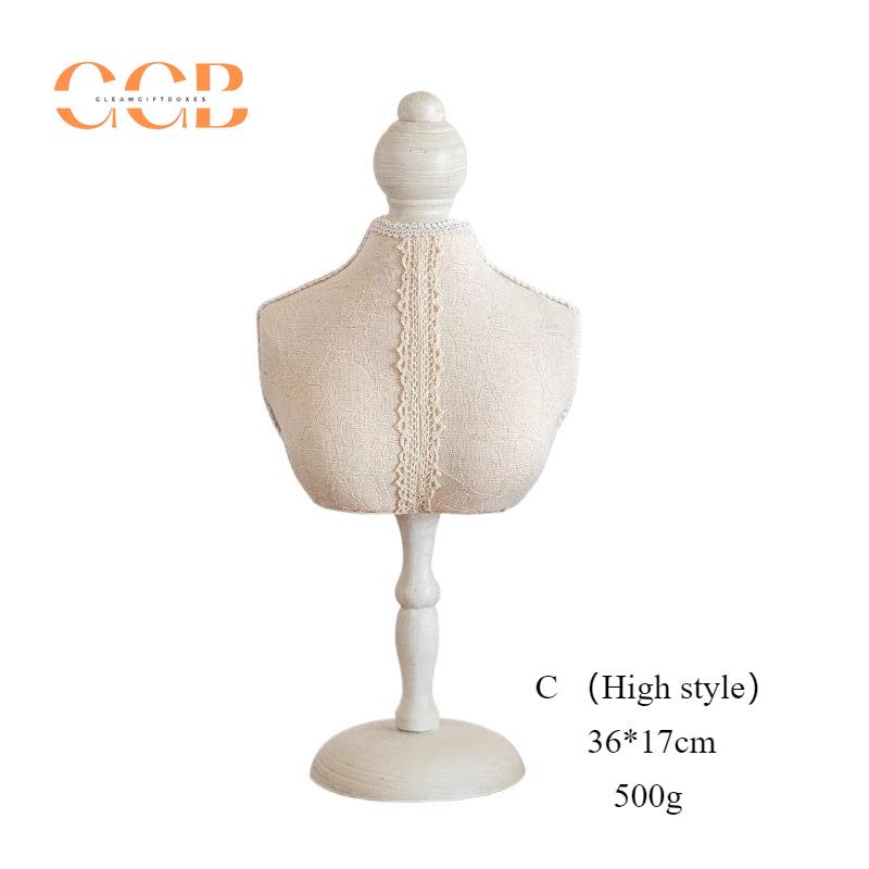 Vintage Necklace Display Stand for Jewelry Retail Photography