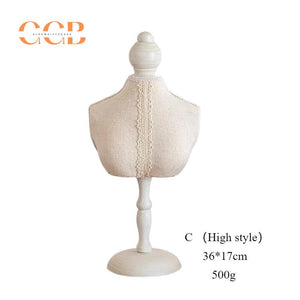 Vintage Necklace Display Stand for Jewelry Retail Photography