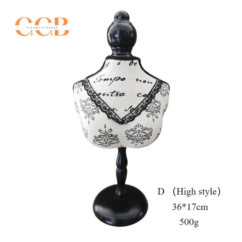 Vintage Necklace Display Stand for Jewelry Retail Photography