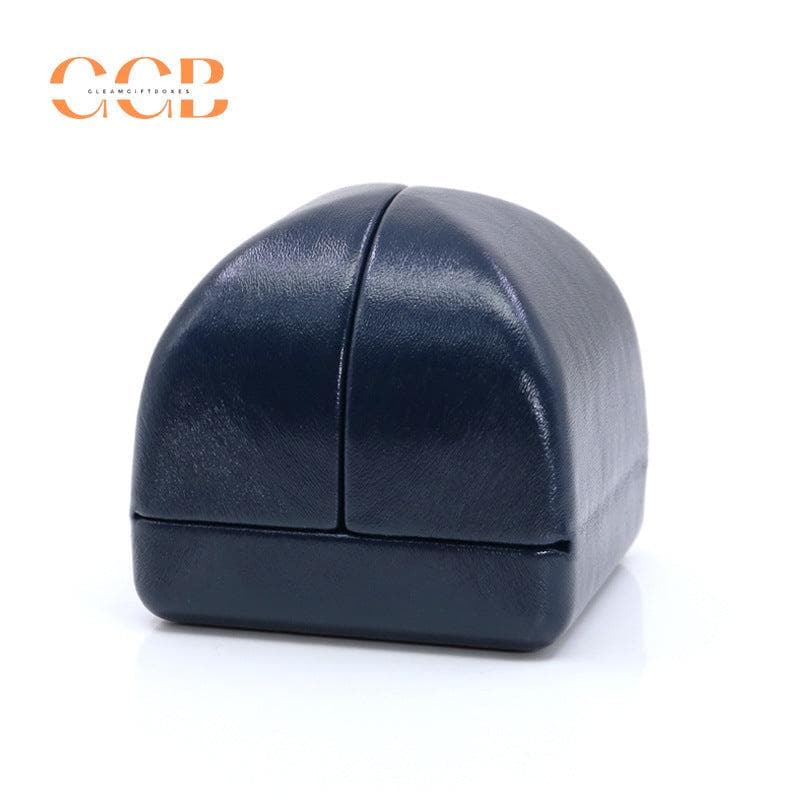 Premium Pu Leather Blue Jewelry Box