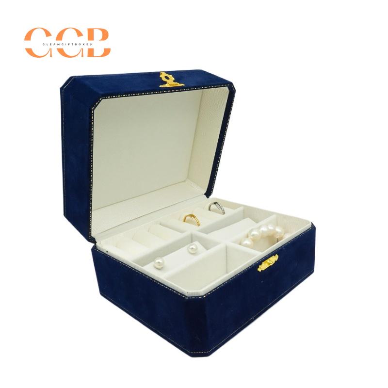 Premium Royal Blue Jewelry Storage Box