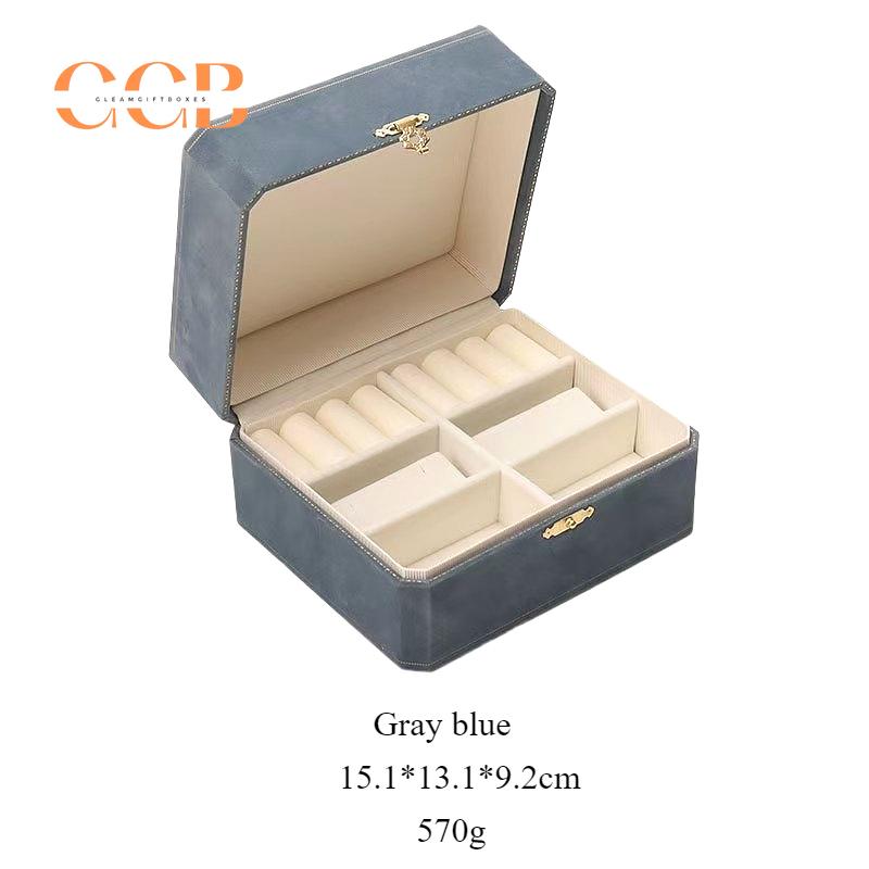 Premium Royal Blue Jewelry Storage Box