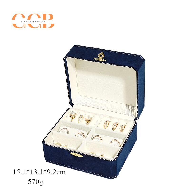Premium Royal Blue Jewelry Storage Box