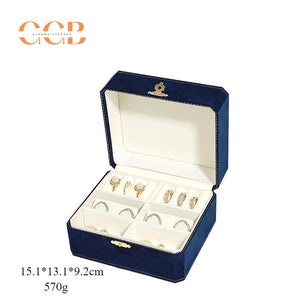 Premium Royal Blue Jewelry Storage Box