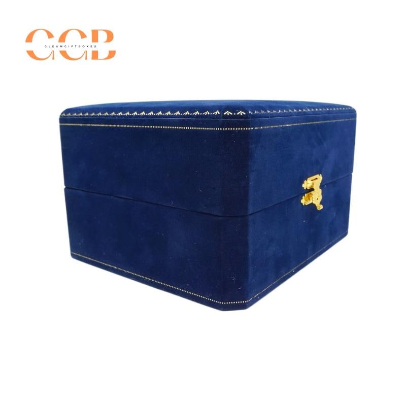 Premium Royal Blue Jewelry Storage Box
