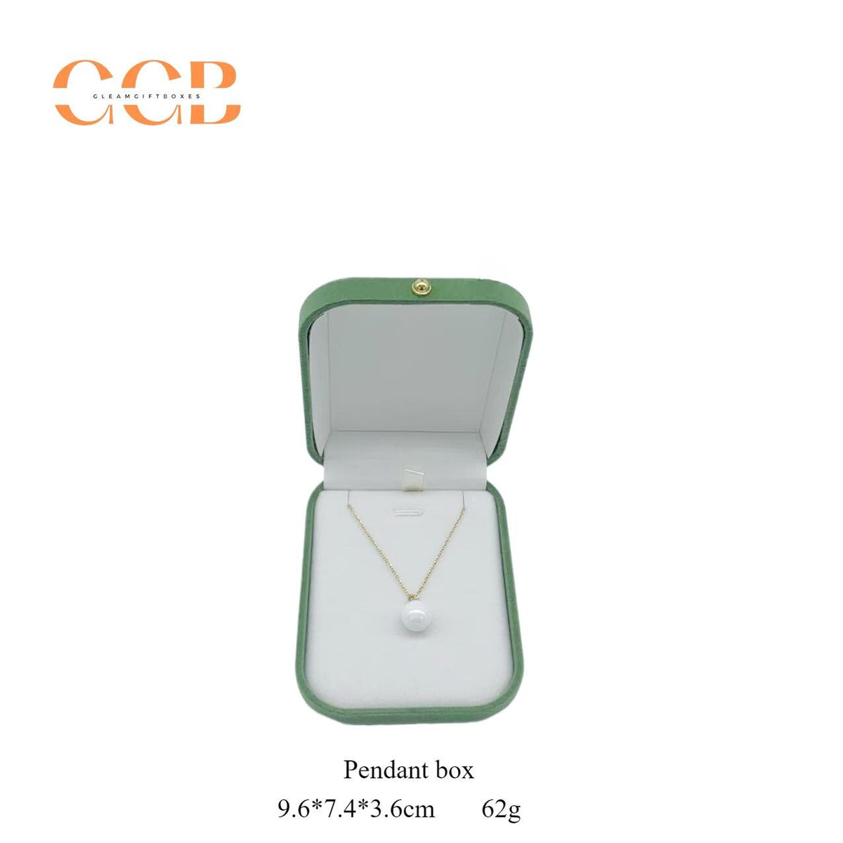 Grass Green Velvet Jewelry Box Set