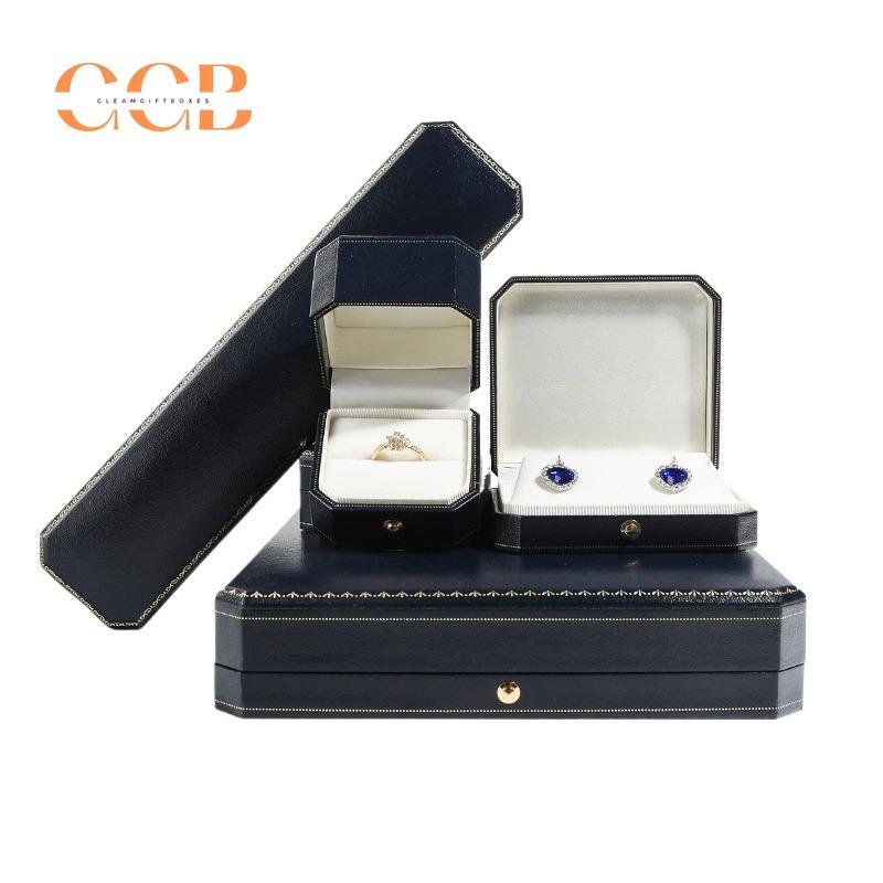 Customised PU Leather Green Jewelry Box